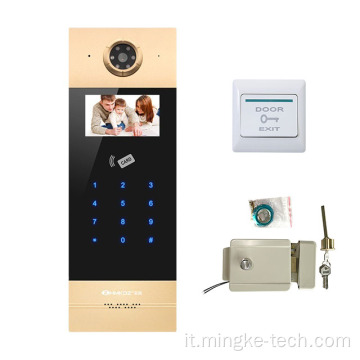 TCP/IP Video Doorbell per l&#39;appartamento Sistema di sicurezza WiFi